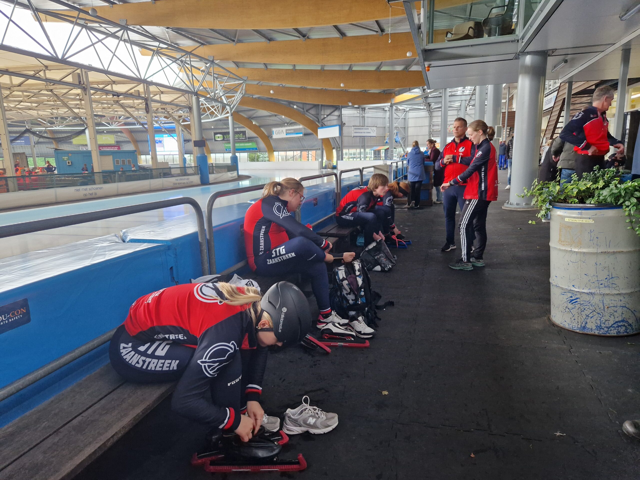 1e Haarlem training begint.